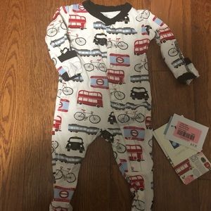 2/$40 Kickee Pants London Transport Preemie Sleeper NWT